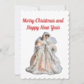 Kerstmis en nieuwjaarskaart kaart (Voorkant)