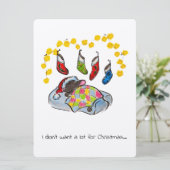 Kerstmis en Nieuwjaarsmuis met kousen (Staand voorkant)