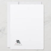 Kerstmis en Nieuwjaarsmuis met kousen (Achterkant)