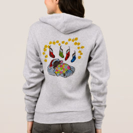 Kerstmis en Nieuwjaarsmuis met kousen Hoodie