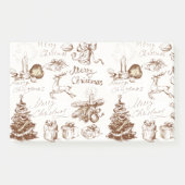 Kerstmis en nieuwjaarsnota's post-it® notes (Voorkant)