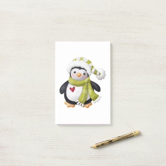 Kerstmis en nieuwjaarsnota's post-it® notes (Op bureau)