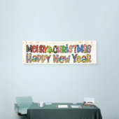 Kerstmis en nieuwjaarspanner spandoek (Beurs)