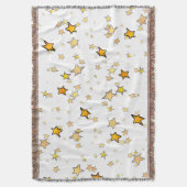 Kerstmis en nieuwjaarsterren deken (Voorkant Verticaal)