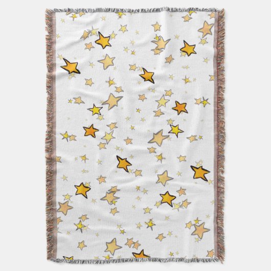 Kerstmis en nieuwjaarsterren deken (Voorkant Verticaal)