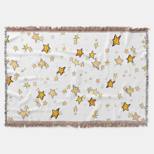 Kerstmis en nieuwjaarsterren deken (Voorkant)