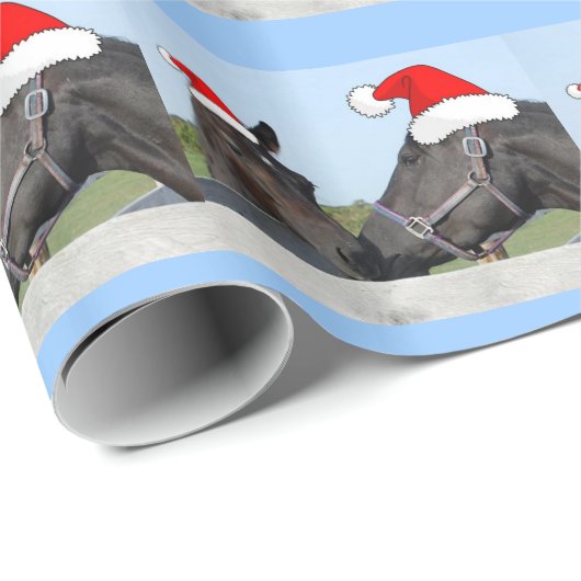 Kerstmis en Pony Cadeaupapier (Rol Hoek)