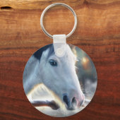 Kerstmis en prachtige oowl sleutelhanger (Voorkant)