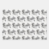 Kerstmis en Santa CLaus Inpakpapier Vel (Voorkant 2)