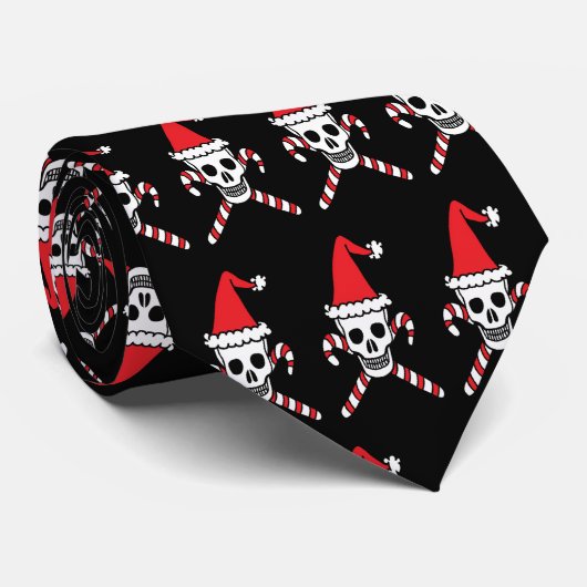 Kerstmis en snoepsnoepjes stropdas (Opgerold)