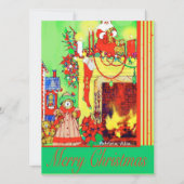 Kerstmis en Teddy Bears Holiday Card Feestdagenkaart (Voorkant)