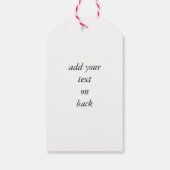 Kerstmis en Voetbal Cadeaulabel (Achterkant)