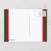 Kerstmis en Voetbal Feestdagenkaart (Achterkant)