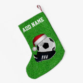 Kerstmis en Voetbal Kleine Kerstsok (Achterkant (Hangend))