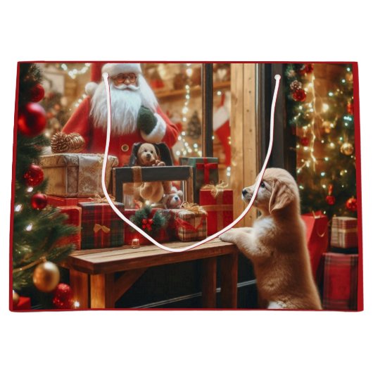 Kerstmis en Wensen Groot Cadeauzakje (Voorkant)