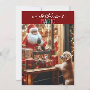 Kerstmis en Wensen Kaart