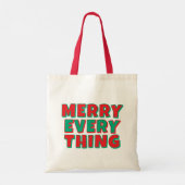 Kerstmis en Wensen Tote Bag (Achterkant)