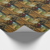 Kerstmis en wiel cadeaupapier (Hoek)