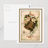 Kerstmis en wilde Rozen,  Briefkaart (Voorkant / Achterkant)