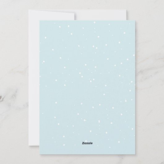 Kerstmis en winterfeestdag feestdagenkaart (Achterkant)