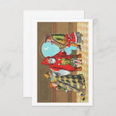 Kerstmis en zijn kleine vriend kaart (Voorkant / Achterkant)