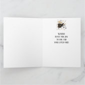 Kerstmis engel sterren kunst kaart (Binnen)