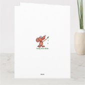 Kerstmis engel sterren kunst kaart (Achterkant)