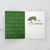 Kerstmis - Engels Springer Spaniel - Betsy Feestdagen Kaart (Binnen)