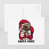 Kerstmis Engelse bulledog Gift Idees Briefkaart (Voorkant / Achterkant)