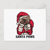 Kerstmis Engelse bulledog Gift Idees Briefkaart (Voorkant)