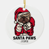 Kerstmis Engelse bulledog Gift Idees Keramisch Ornament (Voorkant)