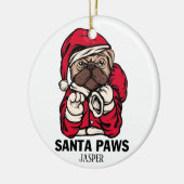 Kerstmis Engelse bulledog Gift Idees Keramisch Ornament (Links)