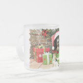 Kerstmis - English Springer Spaniel - Lucy Matglas Koffiemok (Voorkant links)