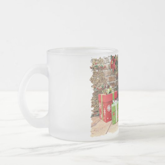 Kerstmis - English Springer Spaniel - Lucy Matglas Koffiemok (Links)