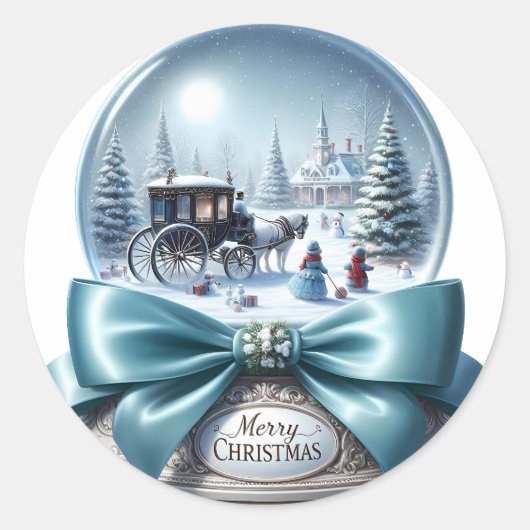 Kerstmis Envelop Verpakking Sticker Set (Voorkant)