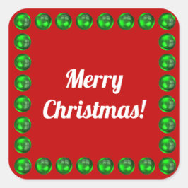 Kerstmis Enveloppe Zegellak Stickers