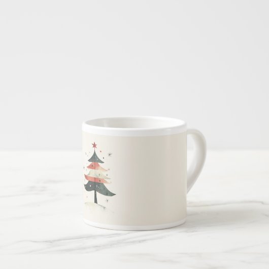 Kerstmis Espresso Kop (Voorkant rechts)