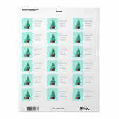 Kerstmis Etiket (Full Sheet)