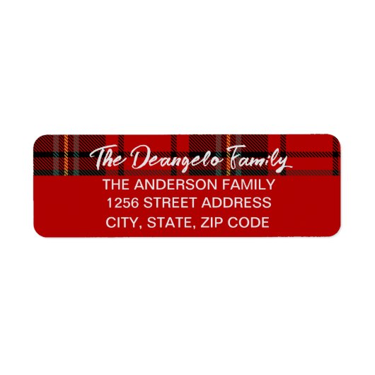 Kerstmis Etiket (Voorkant)