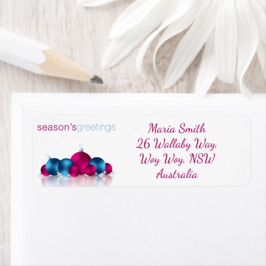 Kerstmis Etiket (Insitu)