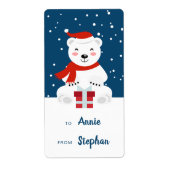 Kerstmis Etiket (Voorkant)