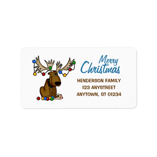 Kerstmis Etiket (Voorkant)