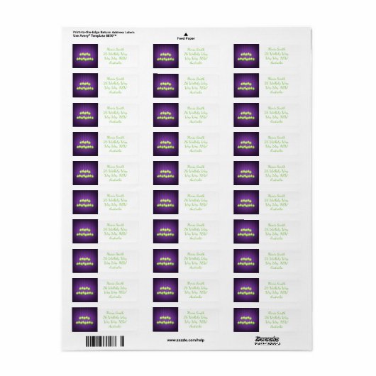 Kerstmis Etiket (Full Sheet)