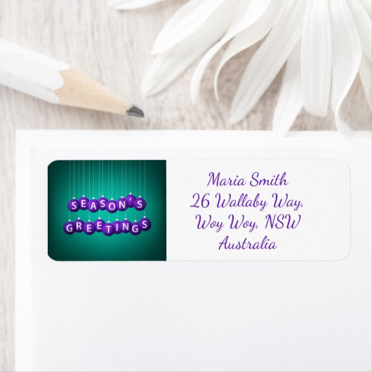 Kerstmis Etiket (Insitu)