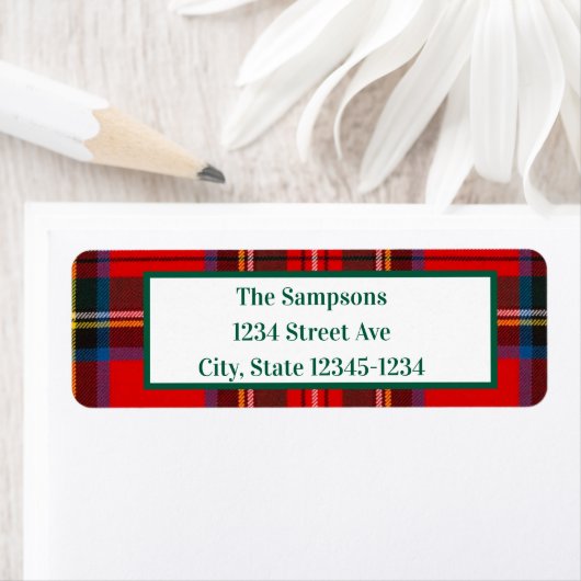 Kerstmis Etiket (Insitu)