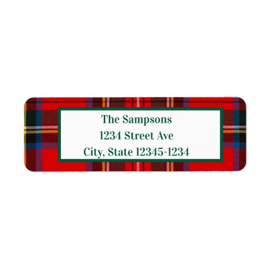 Kerstmis Etiket (Voorkant)