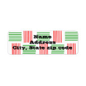 Kerstmis Etiket (Voorkant)