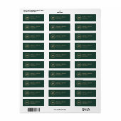 Kerstmis Etiket (Full Sheet)