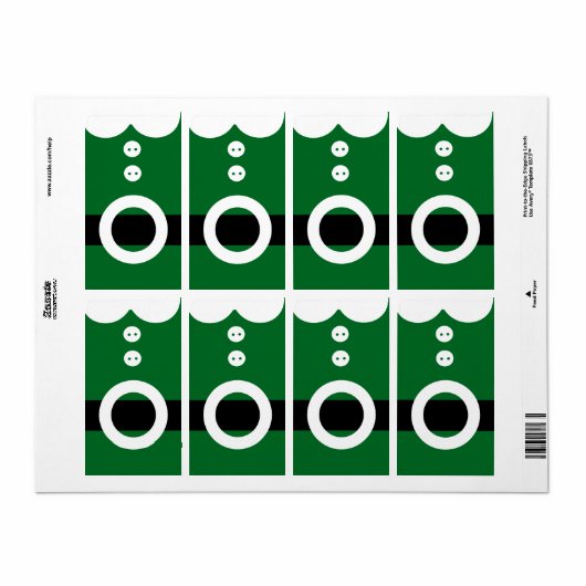 Kerstmis Etiket (Full Sheet)