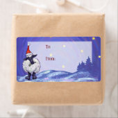 Kerstmis Etiket (Insitu)